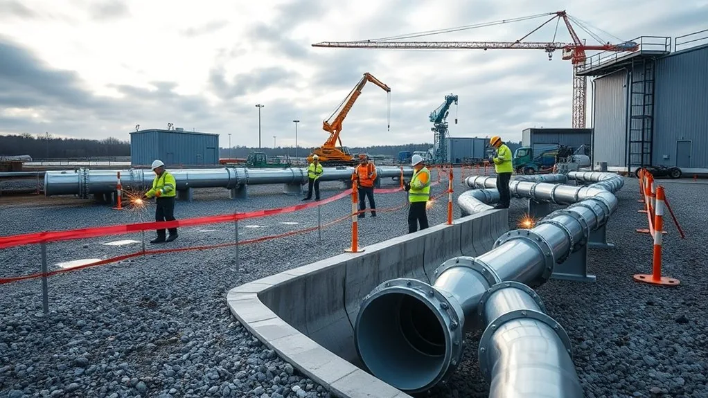 Gas & Oil Pipe Ducting & Installation in Chestfield
